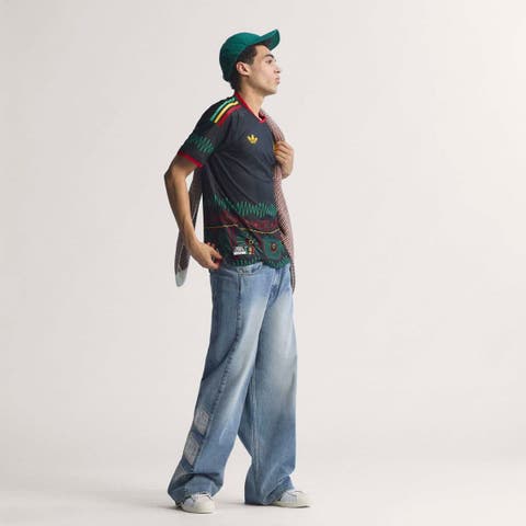 Men's adidas Black Jamaica National Team 2026 Away On-Field Authentic Jersey