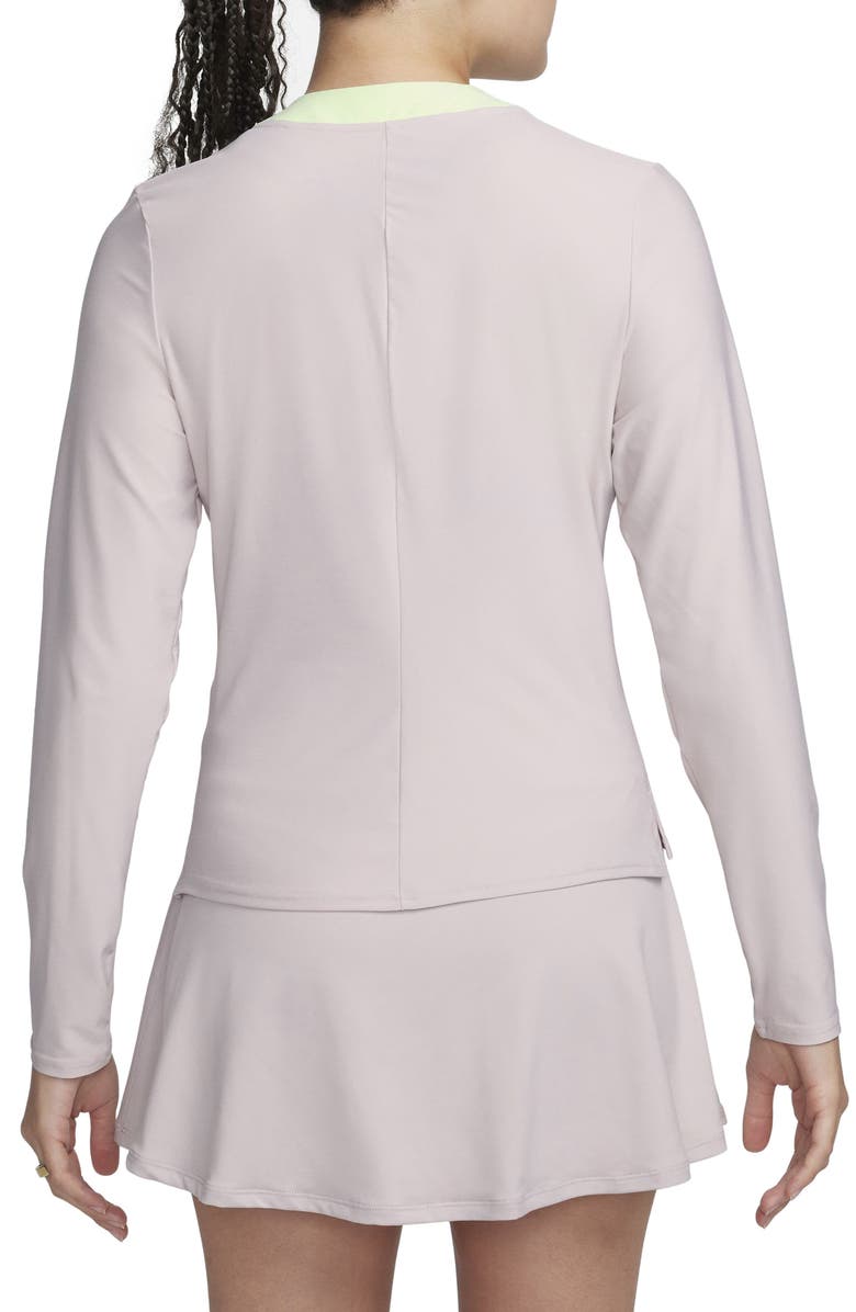 Nike Dri-FIT Advantage Long Sleeve Half Zip T-Shirt, Alternate, color, 