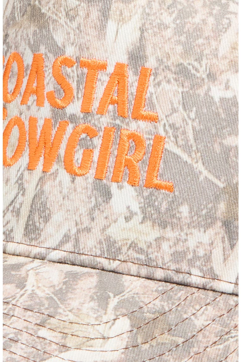 Coastal Cowgirl Camouflage Cotton Twill Baseball Cap, Alternate, color, CAMO