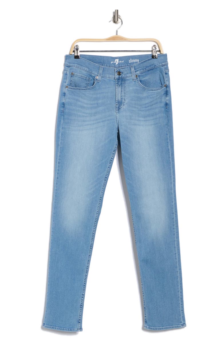 7 For All Mankind Slimmy Squiggle Slim Straight Leg Jeans, Alternate, color, Sfax