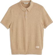 Scotch & Soda Textured Stitched Knit Polo