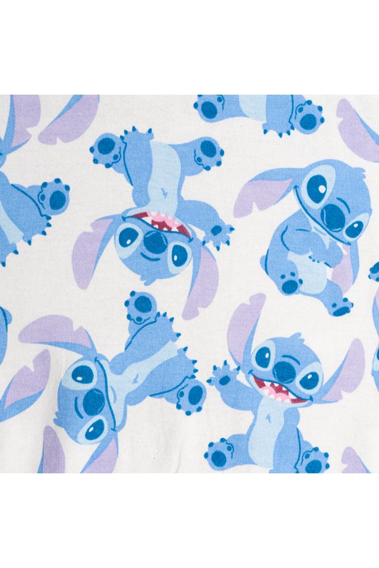 Lilo & Stitch Fleece Quarter-Zip Hoodie, Alternate, color, Stitch Purple Blue