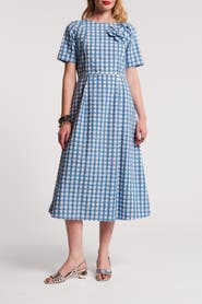 Frances Valentine Michelle Midi Dress Gingham