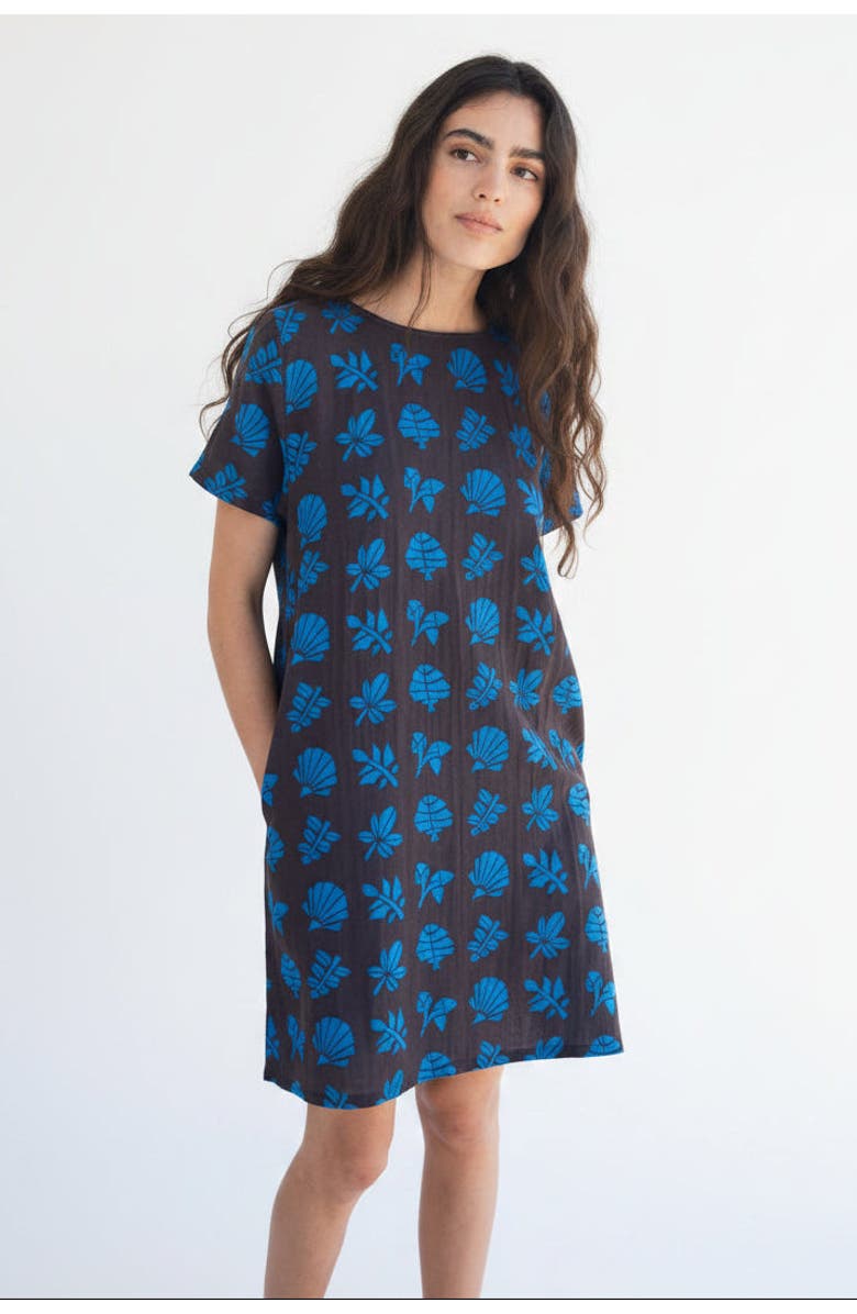 Ace & Jig Riley A-Line Mini Dress, Main, color, Java