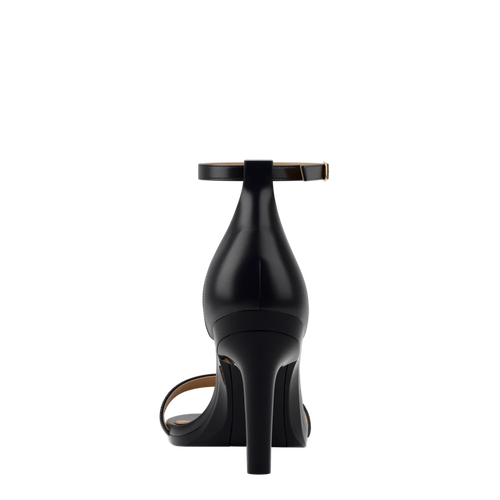 Pashion Footwear The Pashionista 4" Stiletto Heel In Coal Leather