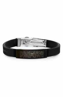 Men's Lord's Prayer ID Bracelet