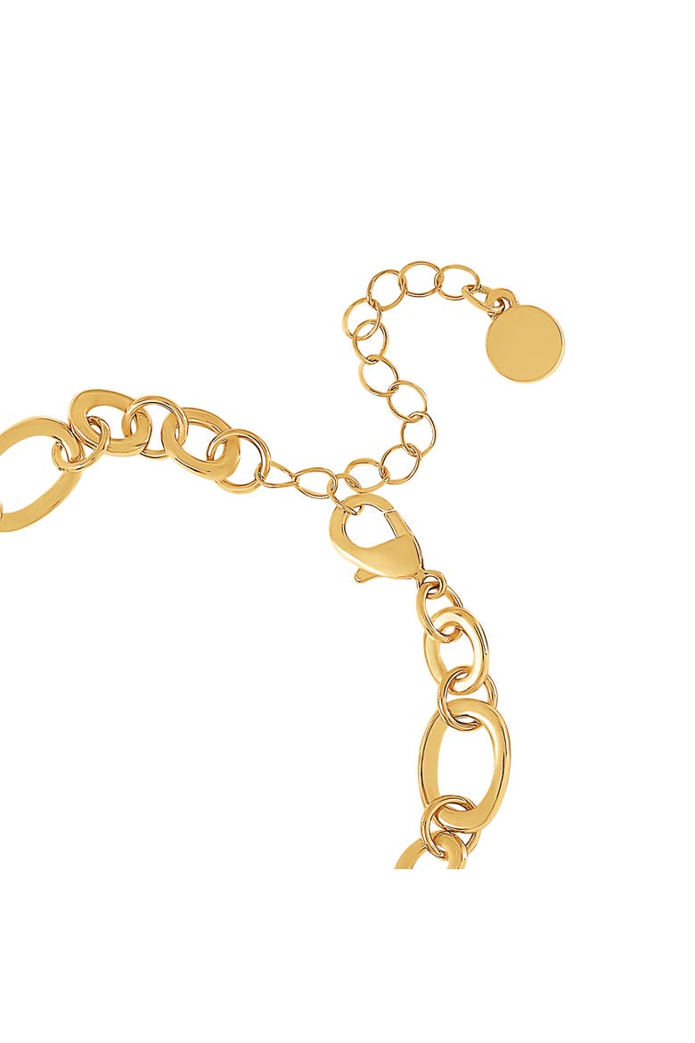 Bold Heart Pendant Bracelet, Alternate, color, Gold