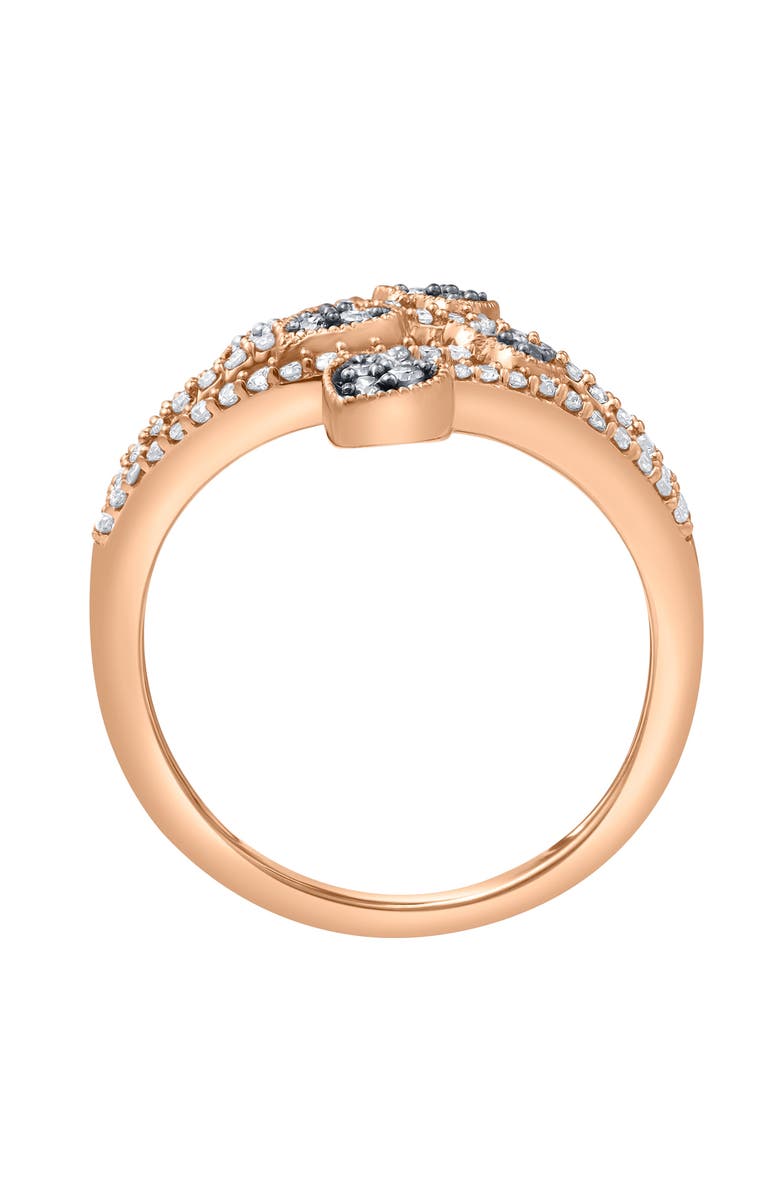 LuvMyJewelry Miravyn 0.60 Ct 14K Gold Diamond Heart Ring, Alternate, color, 14K Rose Gold