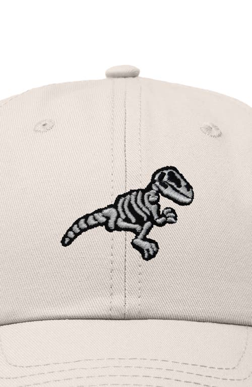 Dalix Fossil Embroidered Outdoor Hat In Beige