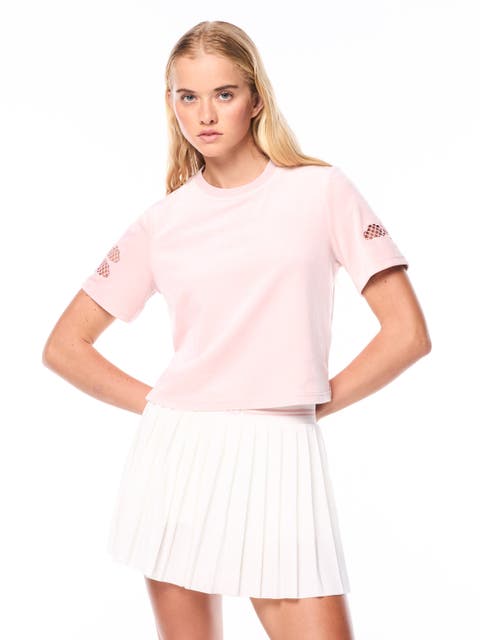 Nuvola Velour Cropped T-shirt