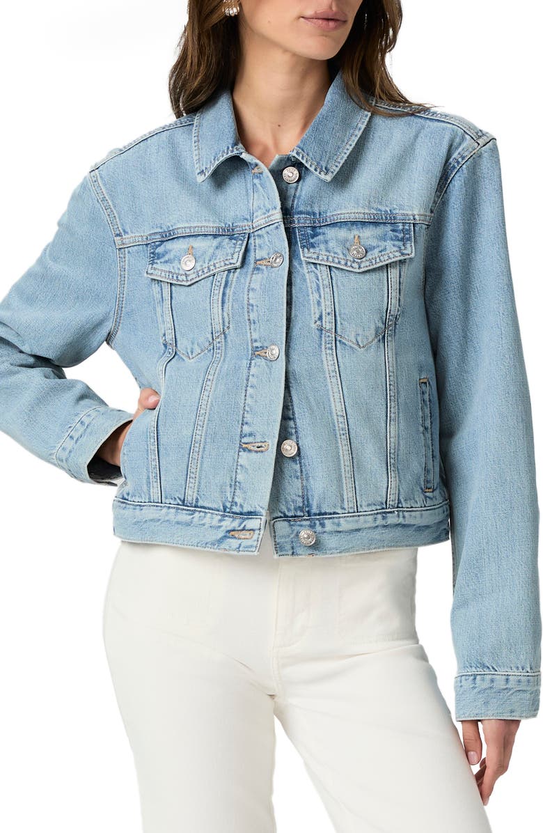 PAIGE Cici Denim Jacket, Main, color, Blessed