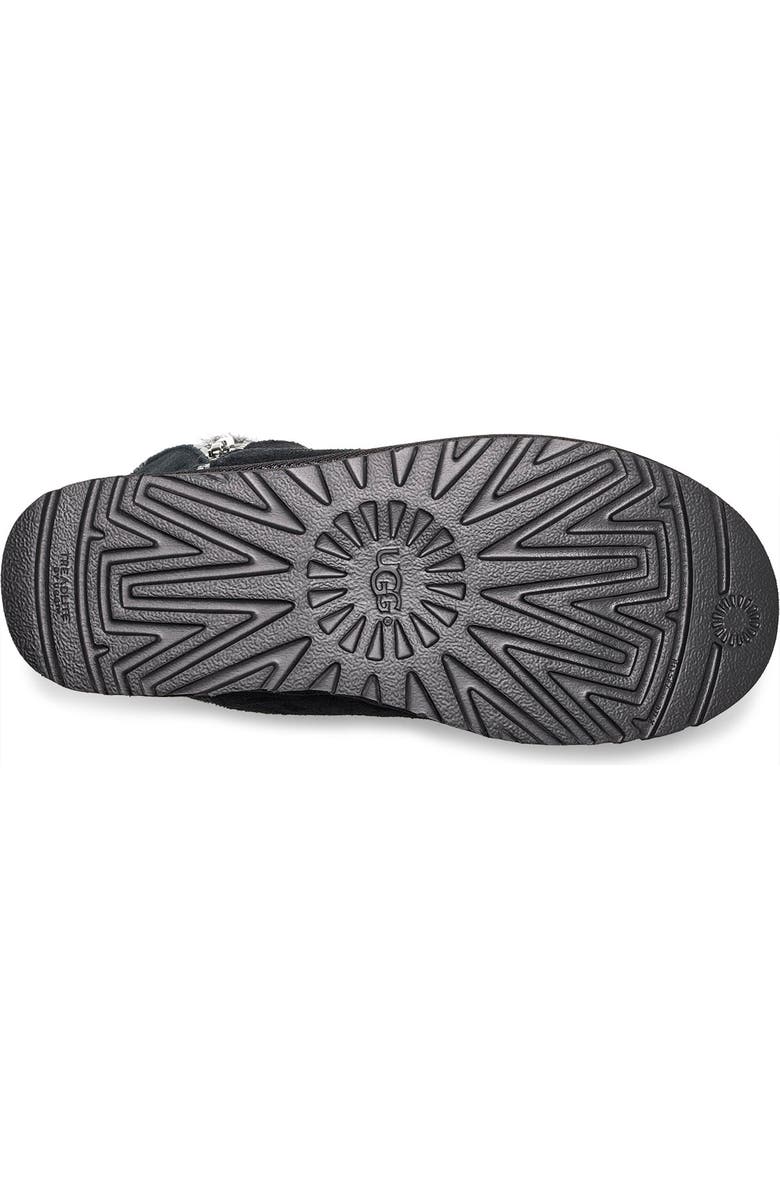 UGG<sup>®</sup> Classic Sequin Inset Zip Boot, Alternate, color,