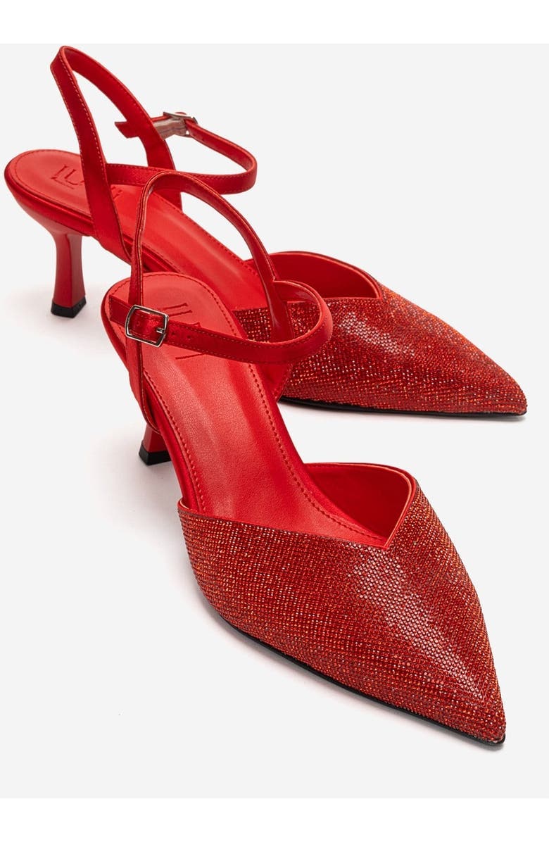 Prologue Shoes Nivora Stiletto Pump, Main, color, Red