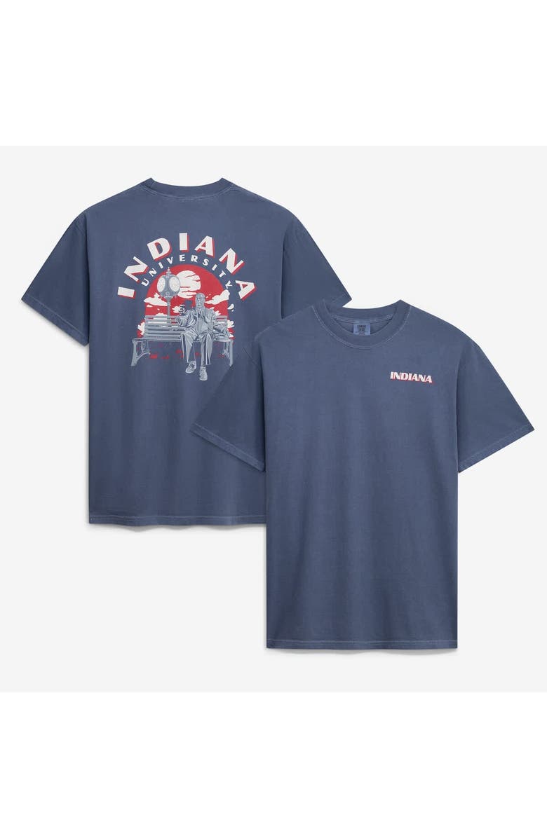 IMAGE ONE Men's Navy Indiana Hoosiers Comfort Colors Team Statue T-Shirt, Main, color, Navy