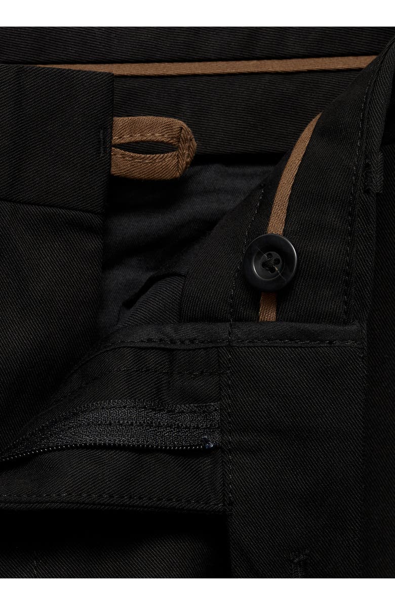 MANGO Regular Fit Cotton Blend Dress Pants, Alternate, color, 