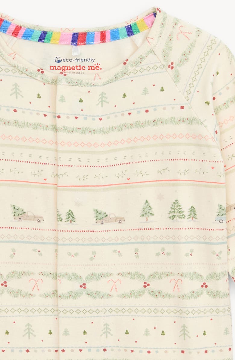 Magnetic Me Time of Wonder Convertible Magnetic Romper, Alternate, color, Beige