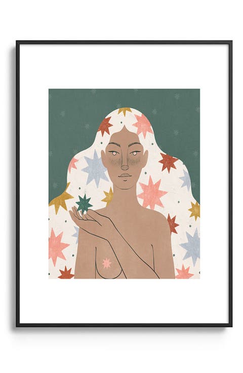Star Girl Framed Art Print