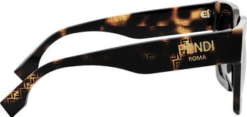 Roma 50mm Square Sunglasses
