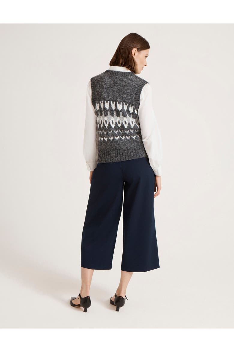 Knitted Vest, Alternate, color, Grey Marl