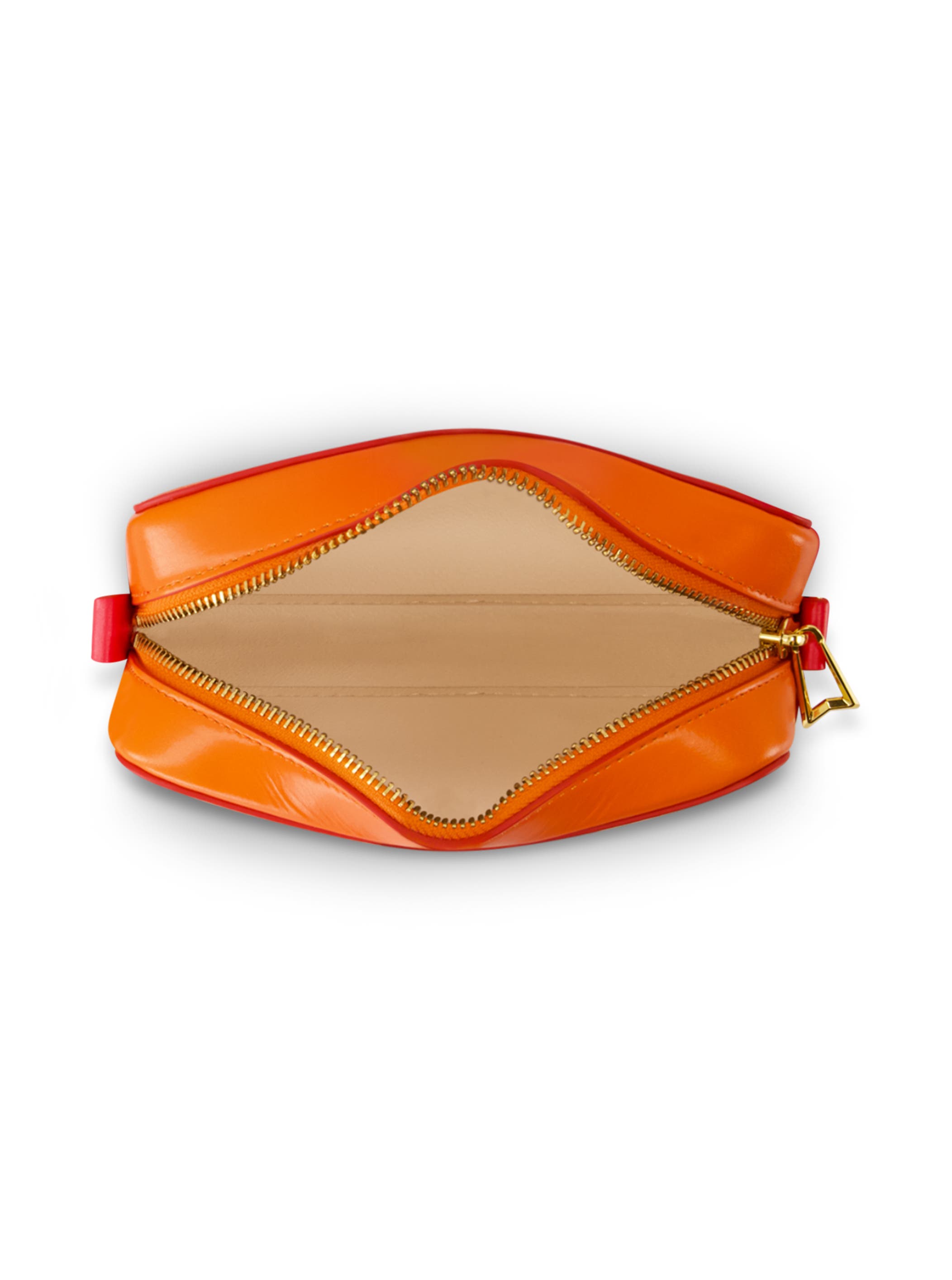 Mac Duggal Ombre Leather Crossbody Camera Bag, Alternate, color, Sunset Ombre