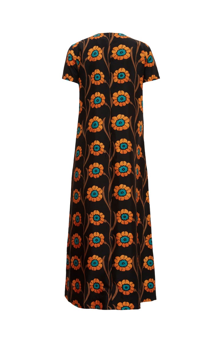 La DoubleJ Swing Dress, Alternate, color, Daisychain Black