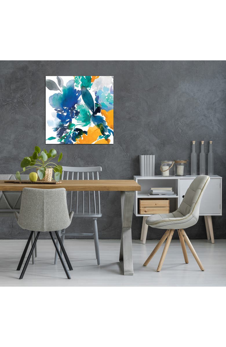 iCanvas Indigo Flower II by Isabelle Z Canvas Wall Art, Alternate, color, Blue