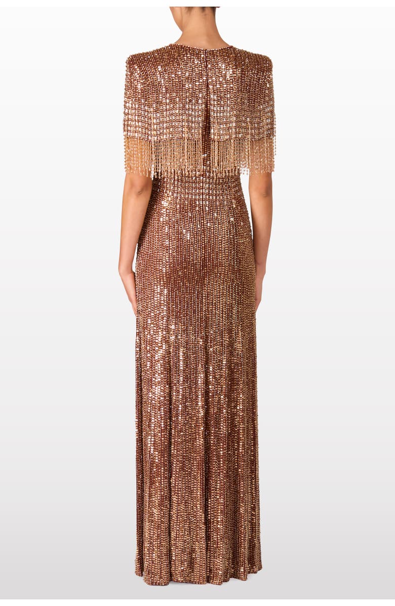 Jenny Packham Lyla Gown, Alternate, color, Bronze