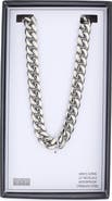 NORDSTROM RACK Men's Stainless Steel Curb Chain Necklace