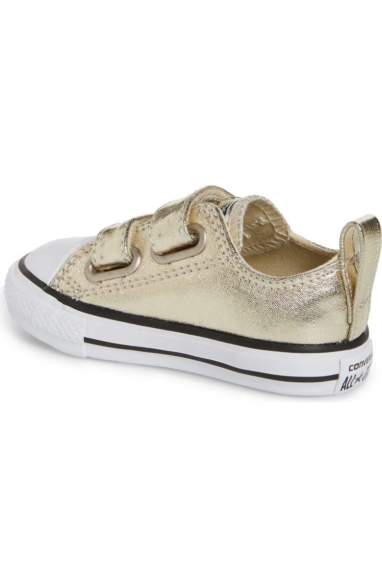 Converse Chuck Taylor<sup>®</sup> All Star<sup>®</sup> 2V Metallic Low-Top Sneaker, Alternate, color,