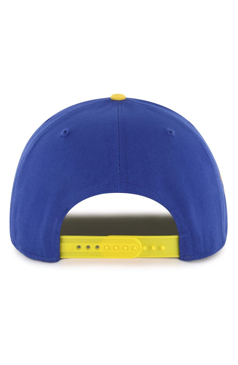 '47 Men's '47 Royal/Gold Golden State Warriors Dropshadow Rope Hitch Adjustable Hat, Alternate, color, Royal