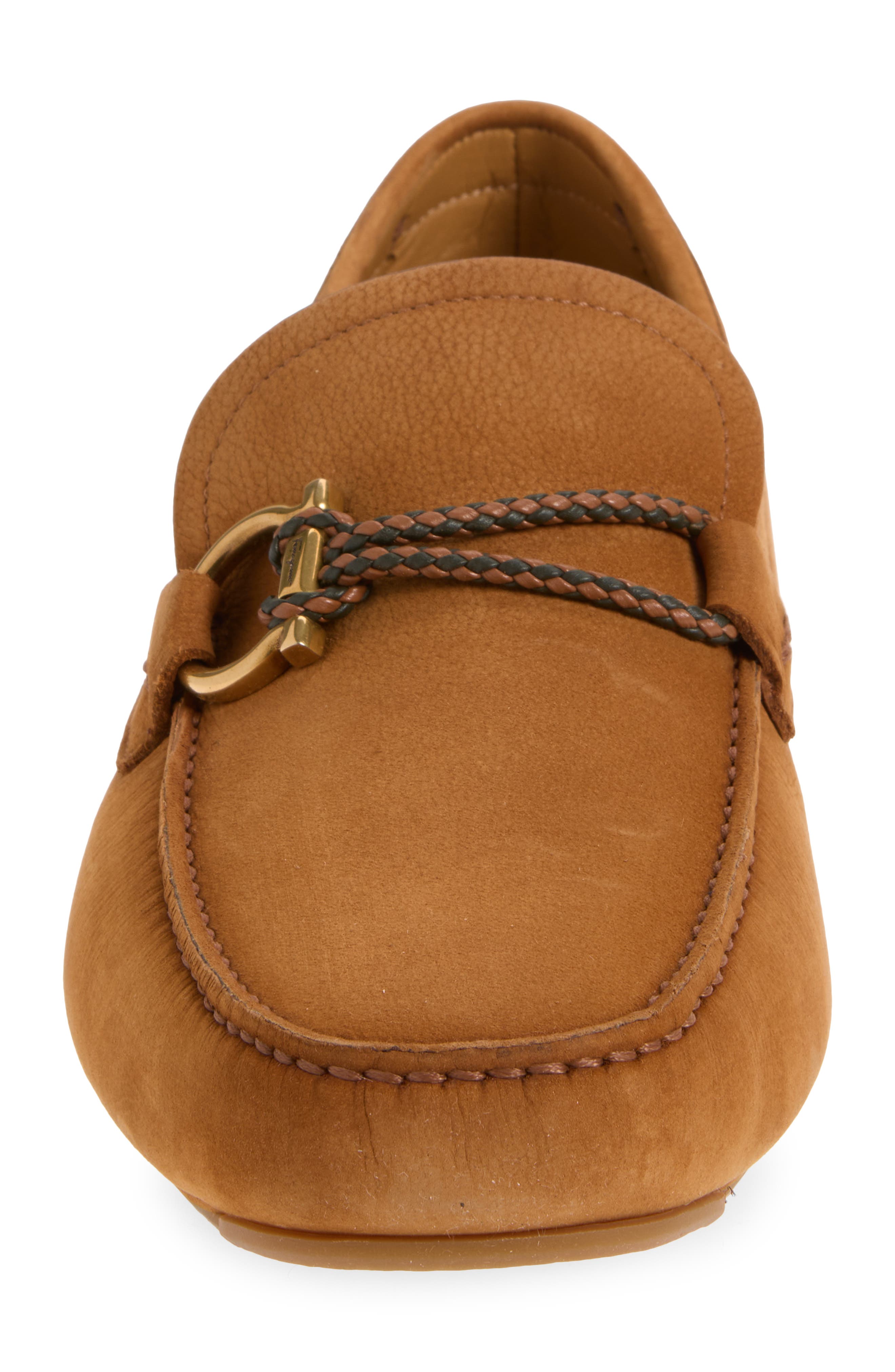 FERRAGAMO Front 4 Driving Shoe, Alternate, color, Naturale Caramello Biscotto
