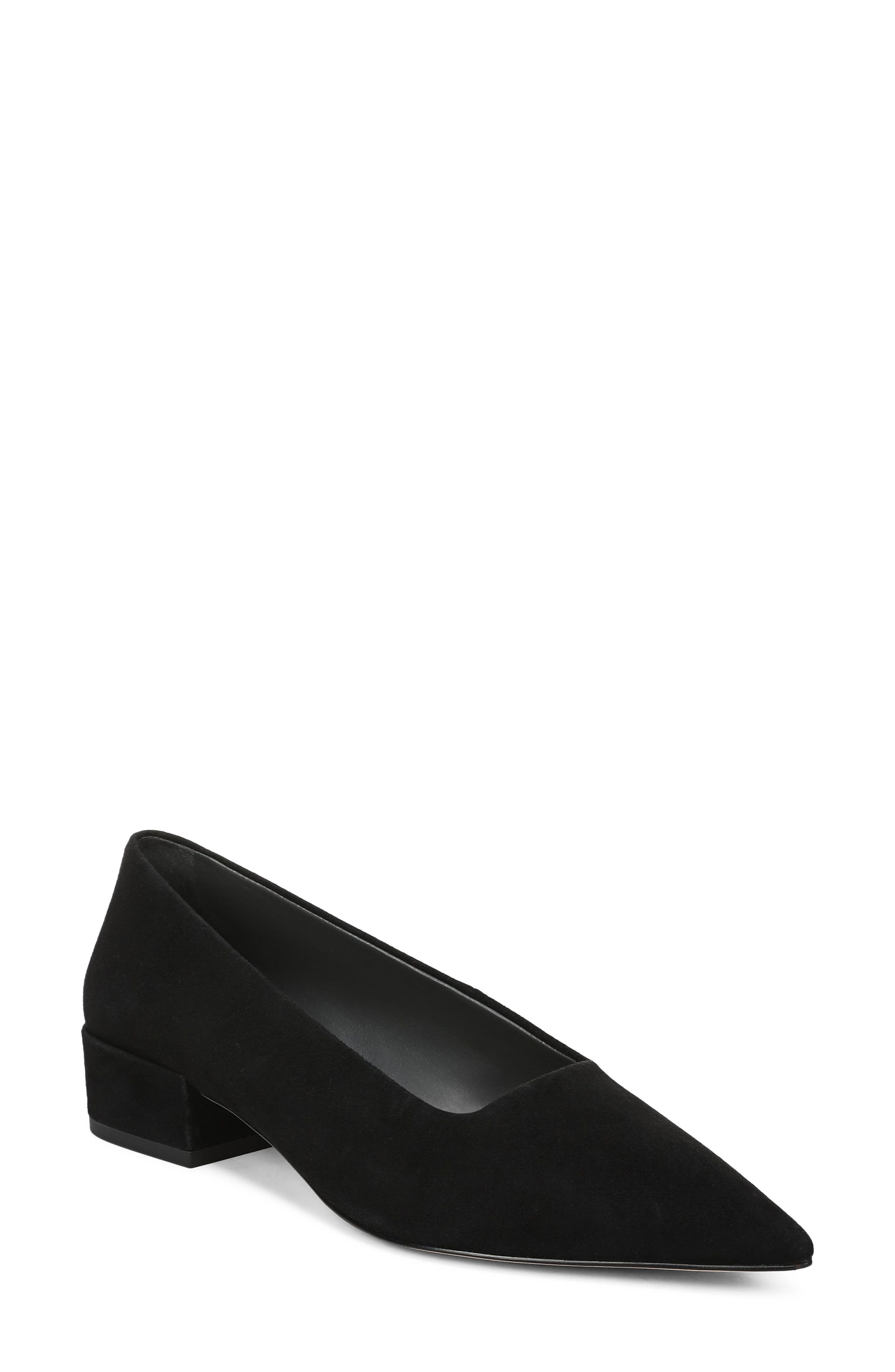 SARTO by Franco Sarto Boa Pointed Toe Pump, Main, color, Black Leather