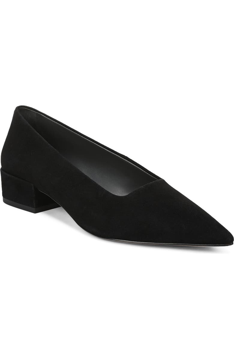 SARTO by Franco Sarto Boa Pointed Toe Pump, Main, color, Black Leather