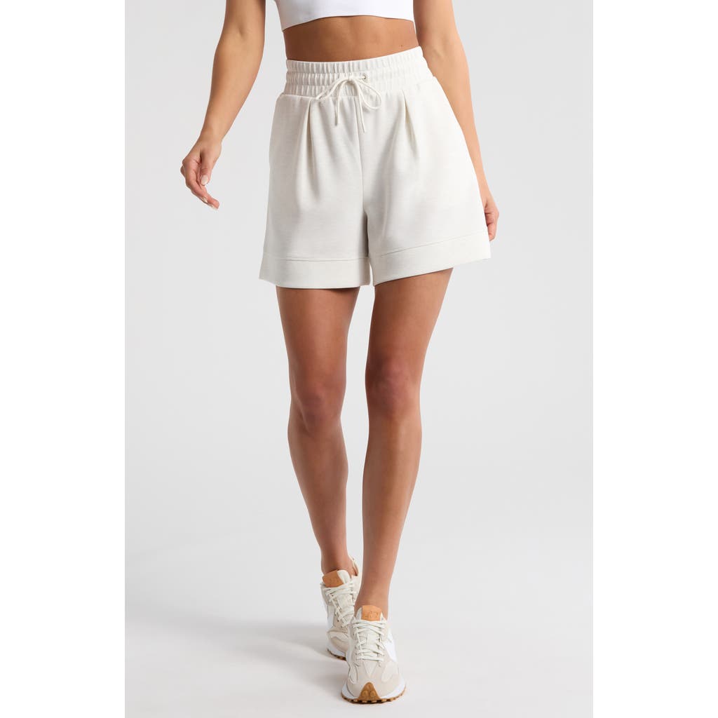 ZELLA ZELLA ULTRA SOFT HIGH WAIST SCUBA KNIT SHORTS