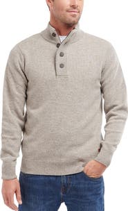 Barbour Patch Wool Quarter Zip Pullover