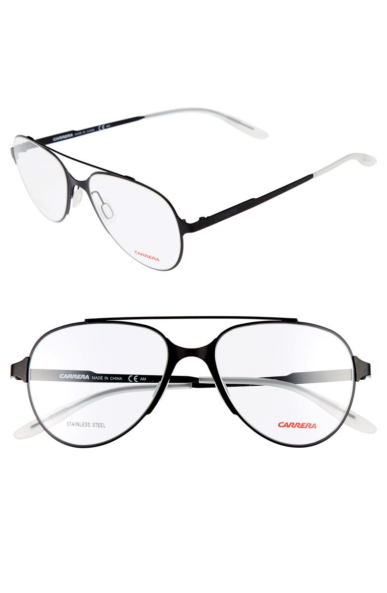 Carrera Eyewear 53mm Aviator Optical Frames, Main, color,