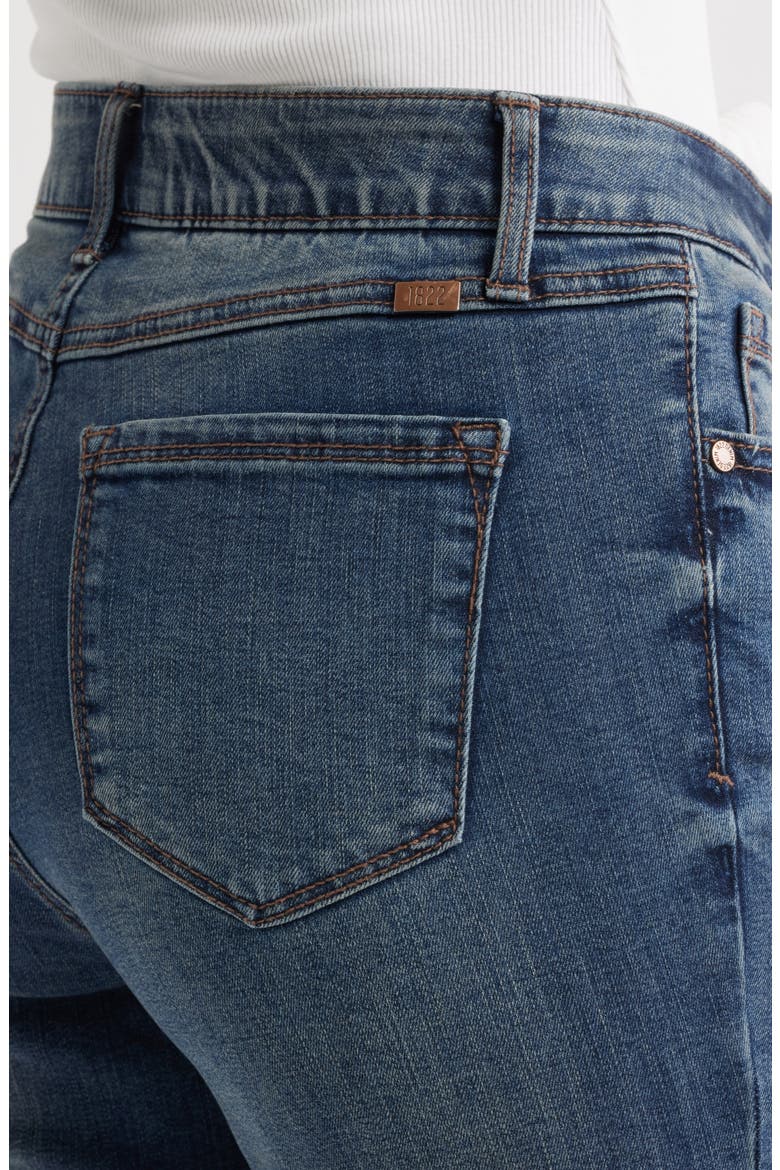 Magic Waistband High Waist Straight Leg Jeans, Alternate, color, ALLENTOWN