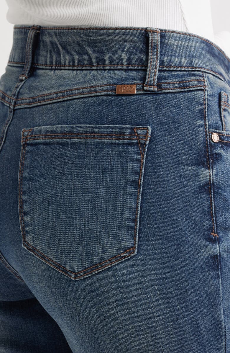 1822 Denim Magic Waistband High Waist Straight Leg Jeans, Alternate, color, Allentown