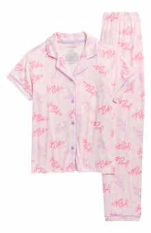 Juicy Couture Kids' Logo Print Two-Piece Pajamas