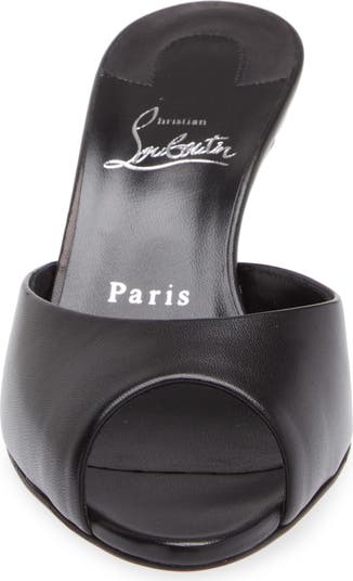 【関税送料込】ルブタン Me Dolly Peep Toe Slide Sandal Christian Louboutin Me Dolly Peep Toe Slide Sandal (Women