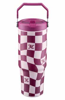 Juicy Couture 30-Ounce Stainless Steel Flip Sip Water Tumbler