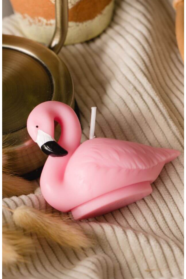 Flamingo Candle, Alternate, color, None