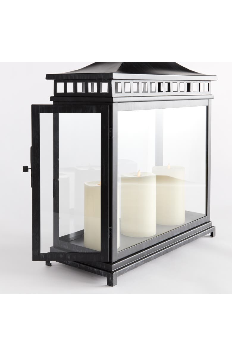 Napa Home & Garden Kito Outdoor Rectangular Lantern Candle Holder, Alternate, color,