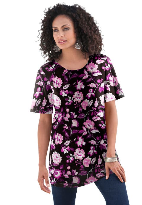 Plus Size Cotton Ultimate Crewneck Tee (Plus)