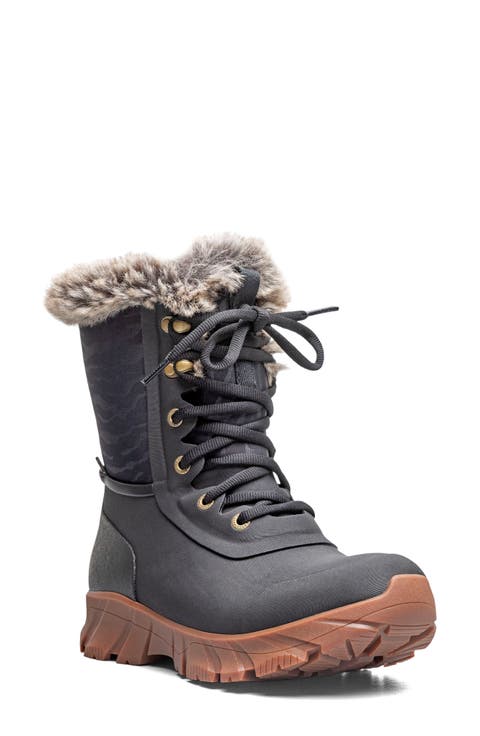 Arcata II Faux Fur Lined Waterproof Lace-Up Boot