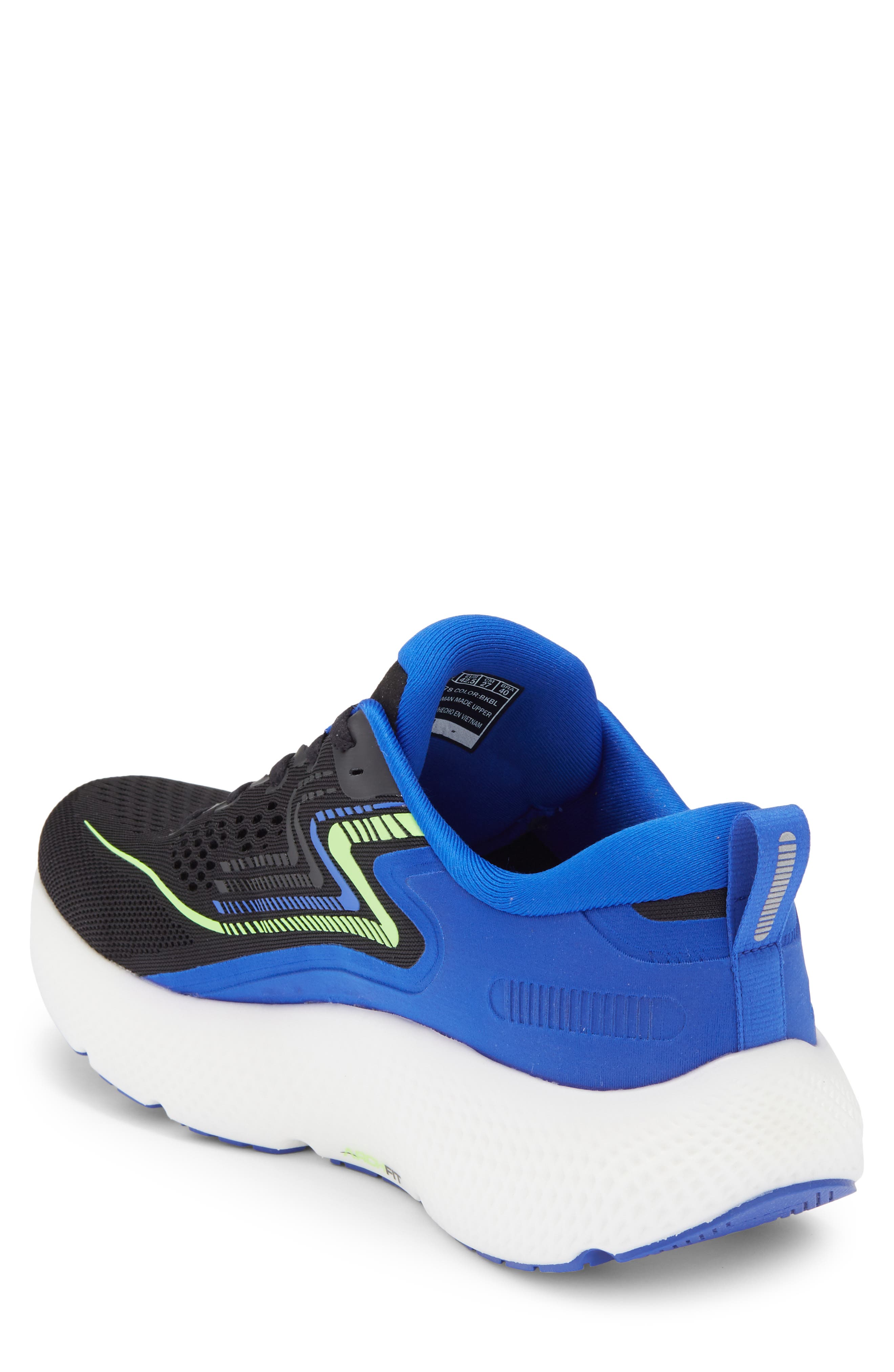 SKECHERS GO RUN Max Road 6 Running Shoe, Alternate, color, Black/ Blue