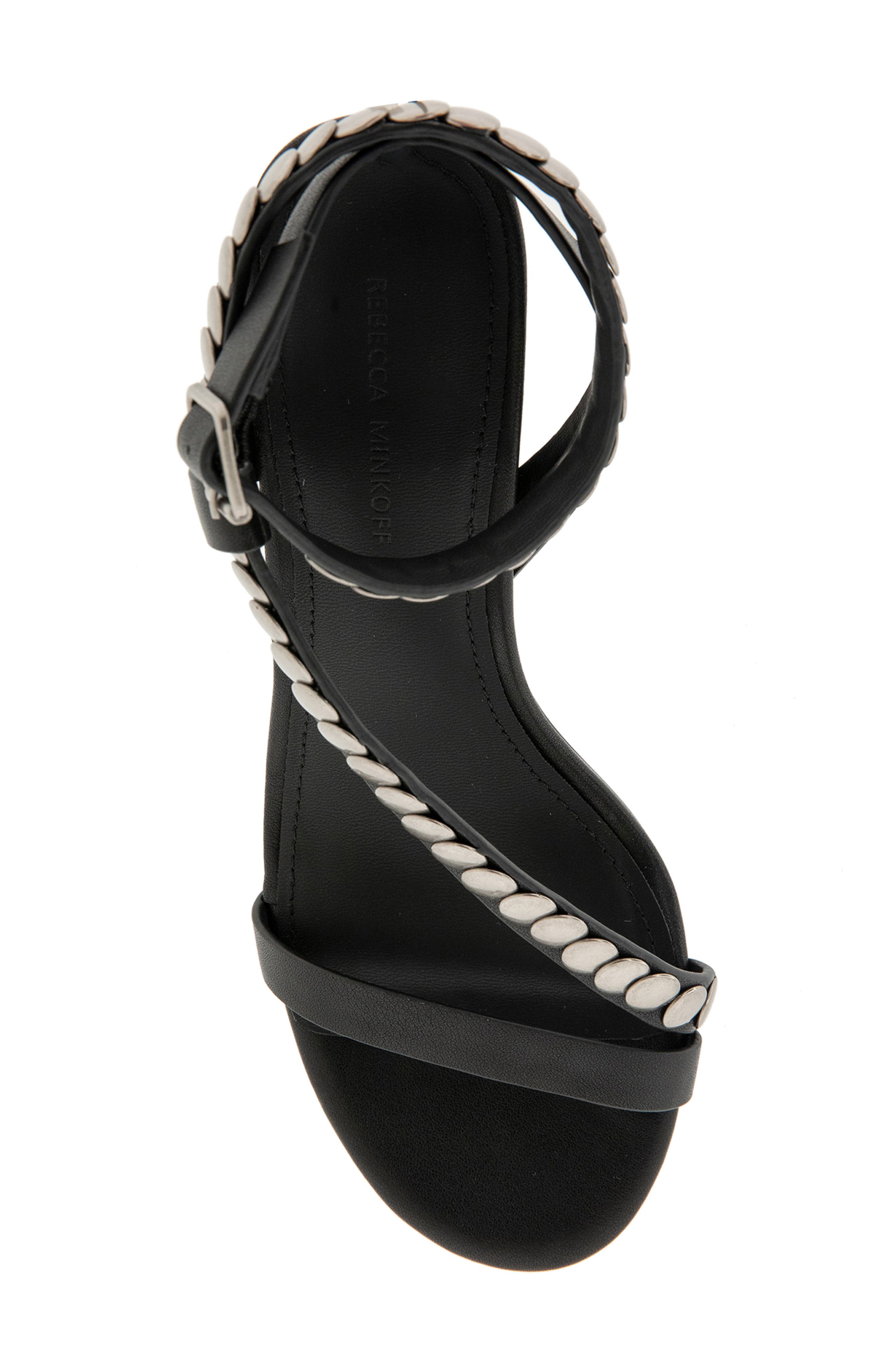 Rebecca Minkoff Catalina Ankle Strap Sandal, Alternate, color, Black