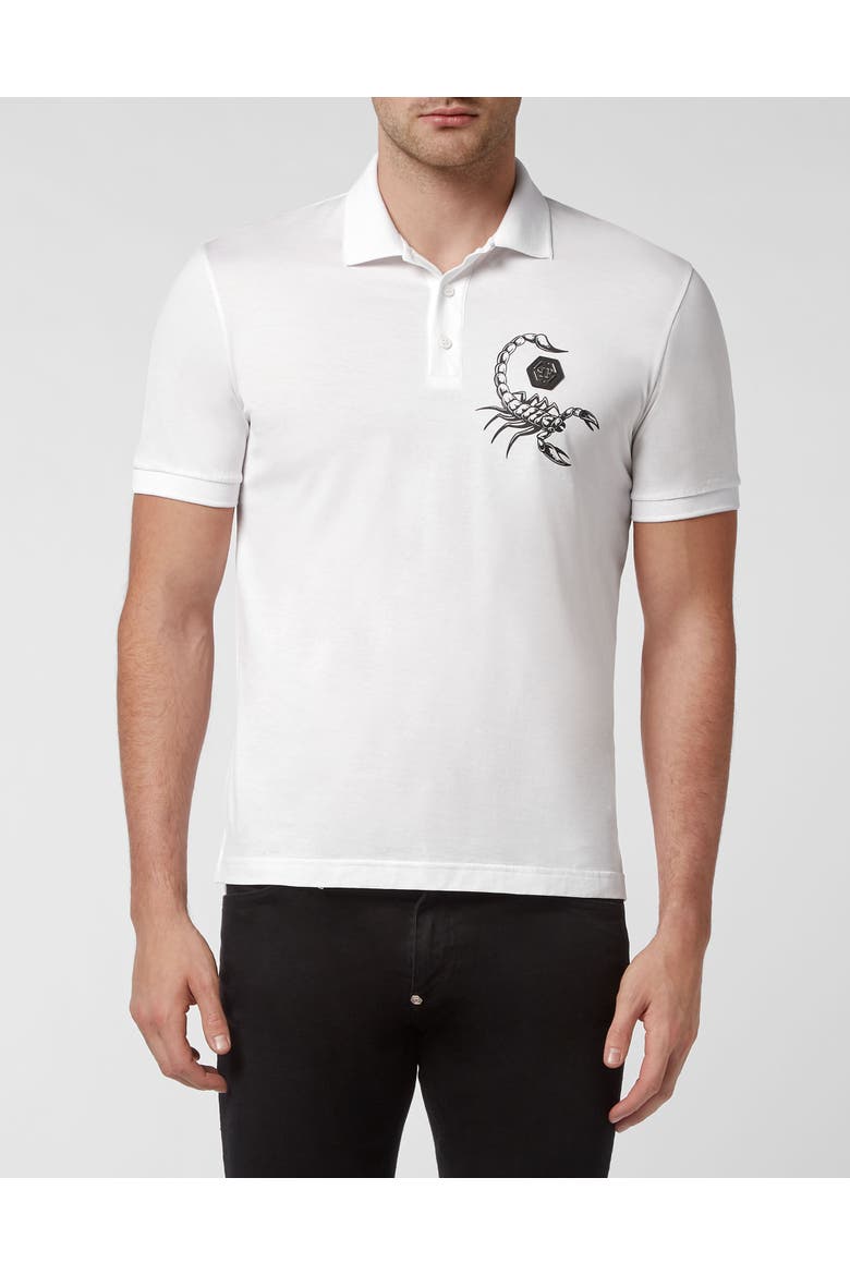 Polo Shirt Men, Main, color, white