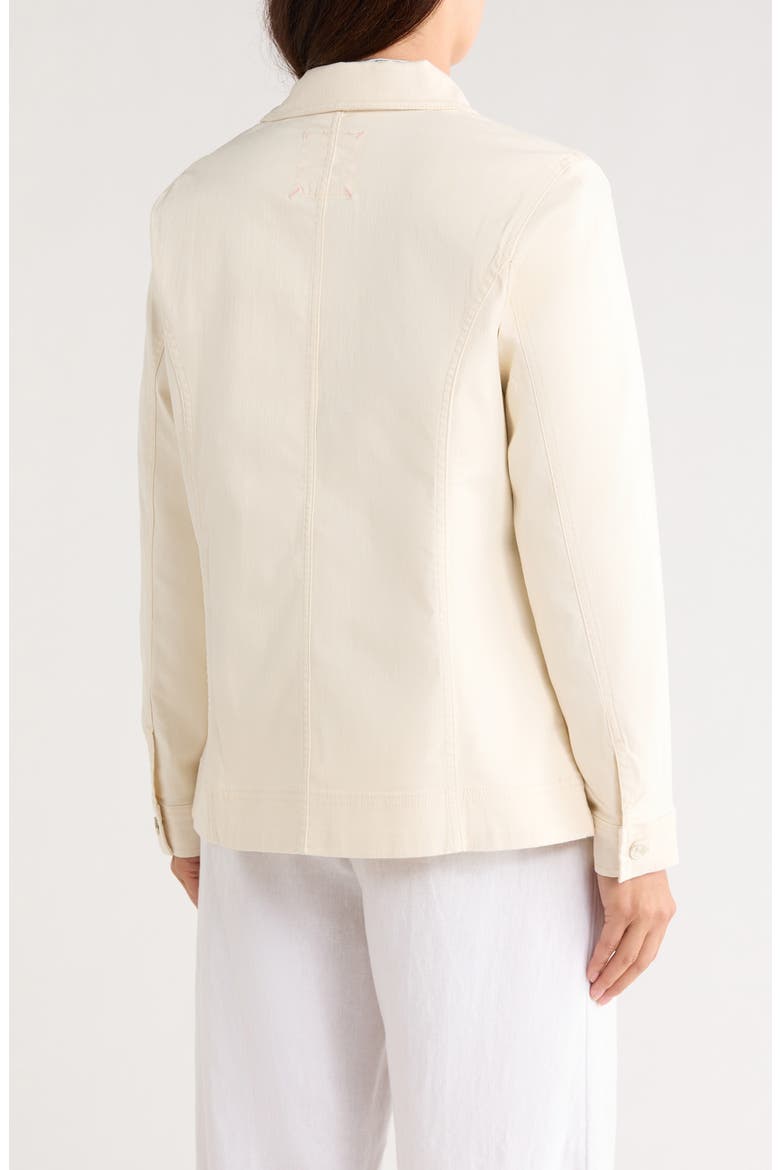 Ella Denim Chore Jacket, Alternate, color, ECRU SAND