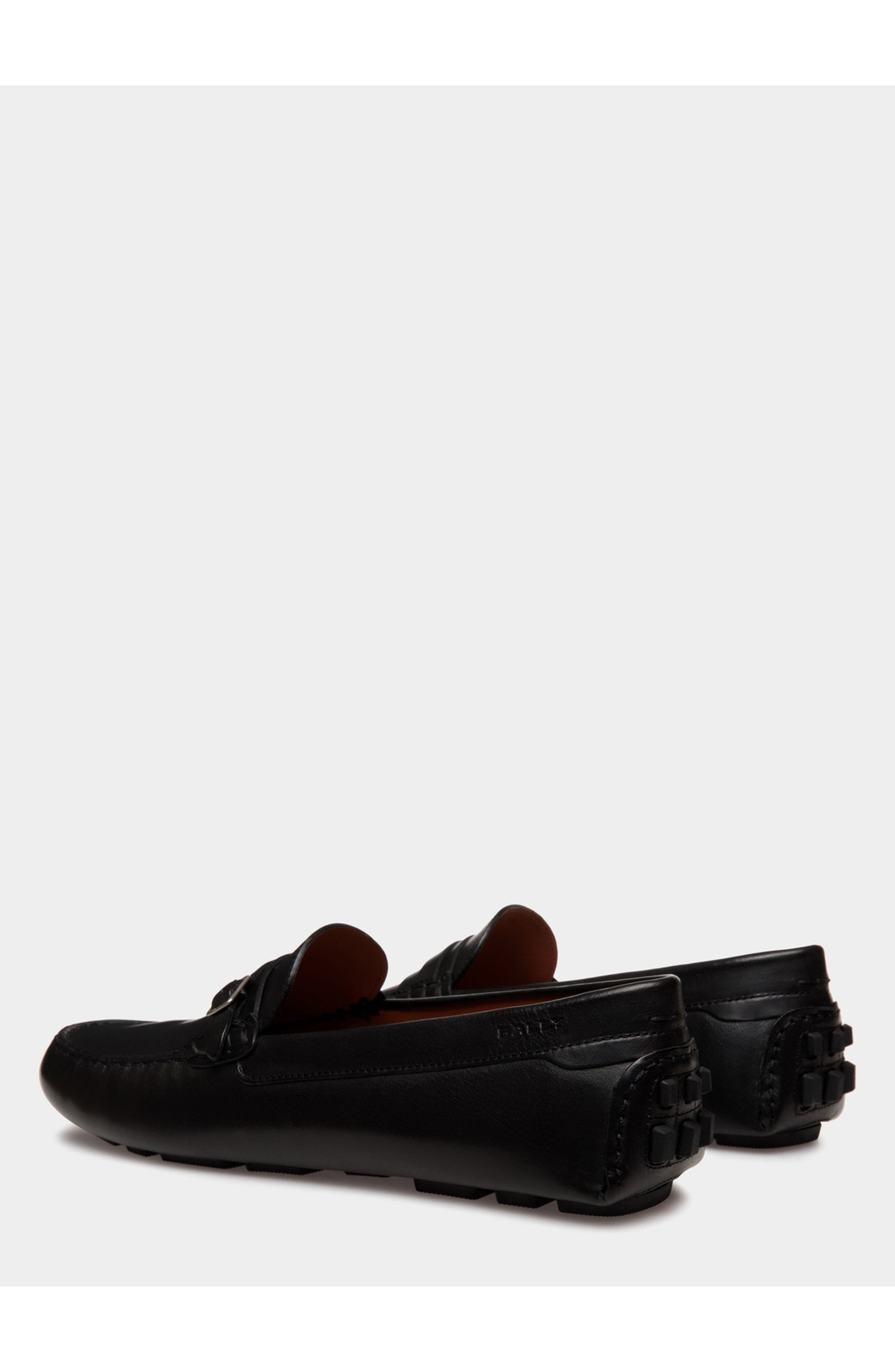 Bally Driver in Buffalo Leather, Alternate, color, 